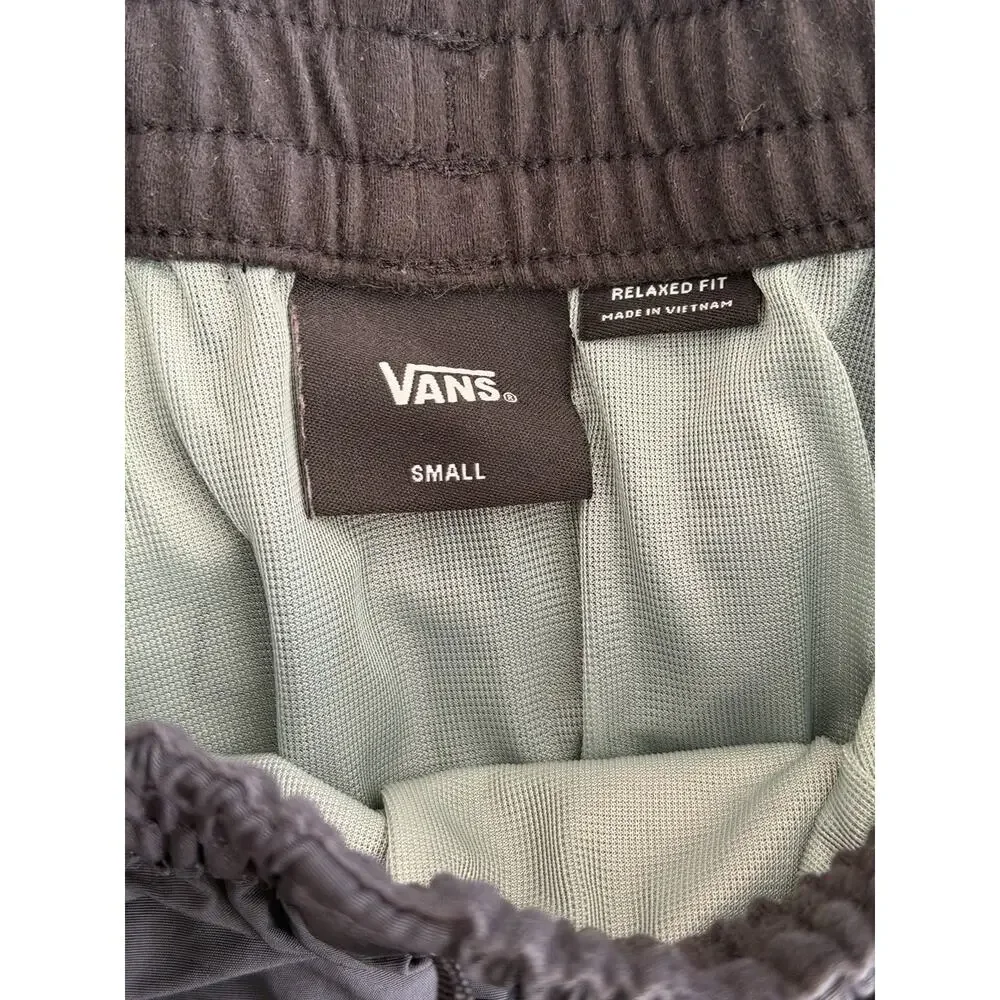 Vans Mens Sz S Black Relaxed Fit Board Shorts Swim Trunks